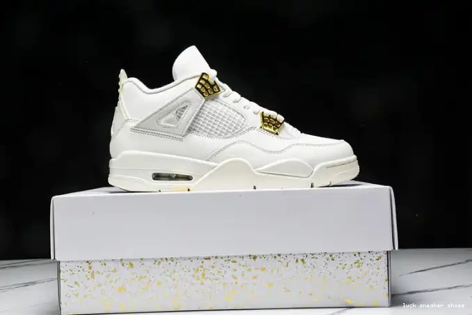 Reps LUCY Gold AQ9129-170 Metallic Retro 4 Jordan 0610
